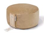 Meditatiekussen fluweel goud, Ophalen of Verzenden, Nieuw, Rond, Minder dan 50 cm
