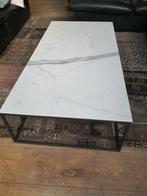Steenen salontafel, Huis en Inrichting, Tafels | Salontafels, 100 tot 150 cm, Zo goed als nieuw, Minder dan 50 cm, Rechthoekig