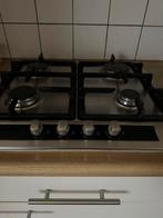 Mooie gaskookplaat 4 pits, Witgoed en Apparatuur, Kookplaten, Ophalen, 4 kookzones, Zo goed als nieuw, Inbouw