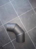 Bocht 90 graden voor houtkachel, Bochten, Ophalen of Verzenden, Rvs, Minder dan 2 meter