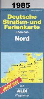 Ws8 plattegrond noord duitsland, Boeken, Atlassen en Landkaarten, Gelezen, Duitsland, Ophalen of Verzenden