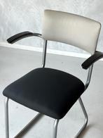 Ahrend De Cirkel eettafelstoelen 2x vintage stoelen prijs ps, Twee, Metaal, Gebruikt, Vintage