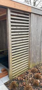 2 Douglas Shutters, Tuin en Terras, 2 ramen, Hout, Ophalen, Minder dan 250 cm