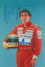 Gesigneerde foto Ayerton Senna formule 1-piloot, Verzenden, Zo goed als nieuw, Formule 1