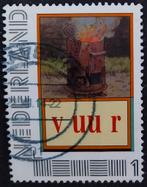 Persoonlijke postzegel leesplankje: vuur, Verzenden, Na 1940, Gestempeld