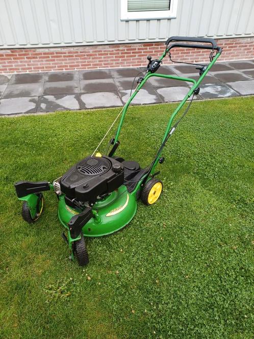 John Deere JS63VC (Nw type) mulchmaaier met zwenkwielen!, Tuin en Terras, Grasmaaiers, Gebruikt, Benzine-grasmaaier, 50 cm of meer