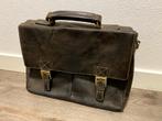 Visconti leather briefcase, Ophalen, Zo goed als nieuw, Bruin, Overige merken