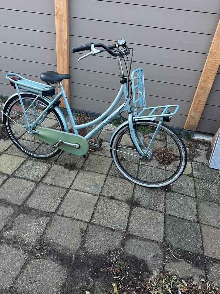 Cortina e u4 elektrische damesfiets, Fietsen en Brommers, Elektrische fietsen, Gebruikt, Cortina, 47 tot 51 cm, 30 tot 50 km per accu
