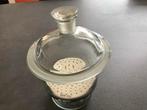 Glazen vintage laboratorium Exsiccator met Deksel, Ophalen of Verzenden