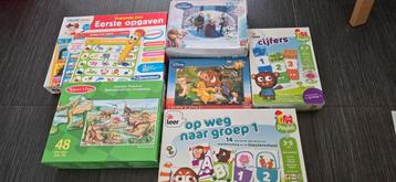 Spelletjes en puzzel 3-6 jaar beschikbaar voor biedingen