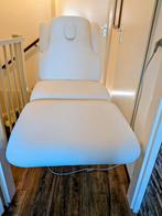 Elektrische 3-delige massagetafel - wit - met 4 armsteunen, Ophalen, Zo goed als nieuw