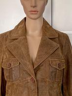i681 Echt-leren jasje mt. 38=M blazer colbert jas bruin leer, Kleding | Dames, Jasjes, Kostuums en Pakken, Maat 38/40 (M), Bruin