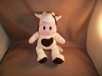 HEMA koe zwart/wit roze velours 27 cm zachte vulling Gele, Ophalen of Verzenden, Nieuw, Koe