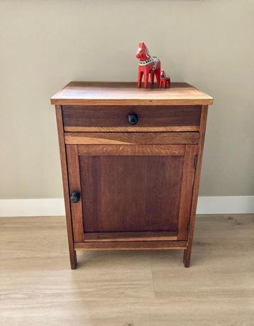 Zweeds klepkastje uit vroegere tijden voor waskom + waterkan beschikbaar voor biedingen