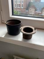 Antiek Lijmpotje met Binnenpot, Ophalen of Verzenden