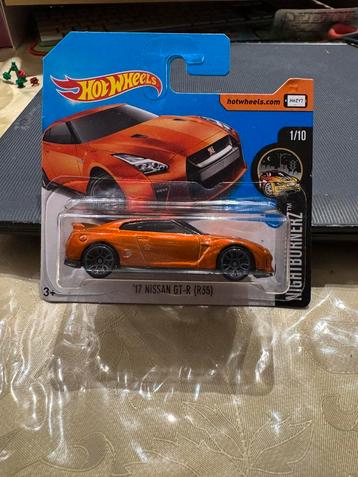 Hotwheels 17 Nissan GT-R R35 Nightburnerz hot wheels beschikbaar voor biedingen
