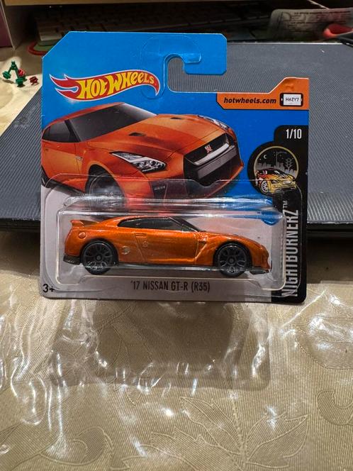 Hotwheels 17 Nissan GT-R R35 Nightburnerz hot wheels, Verzamelen, Overige Verzamelen, Nieuw, Ophalen of Verzenden