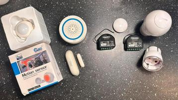 Diverse z-wave sensors Fibaro en NEO Coolcam beschikbaar voor biedingen