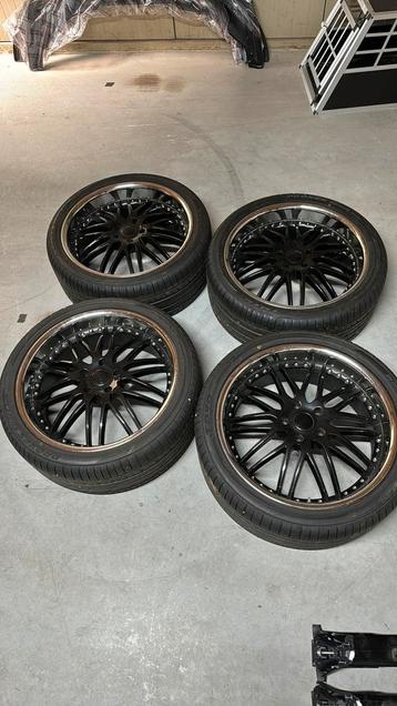 22 inch velgen 5x130 Cayenne Q7 met goede banden beschikbaar voor biedingen