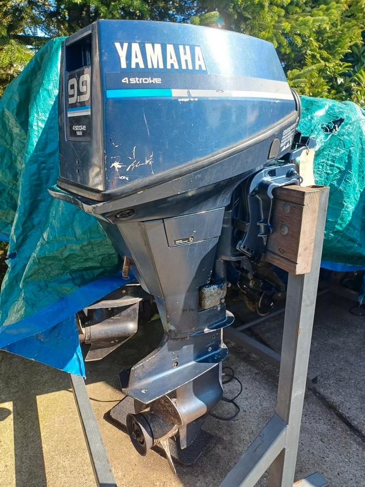 Yamaha 9.9 pk 4 takt kortstaart hightrust electrische start, Watersport en Boten, Buiten- en Binnenboordmotoren, Benzine, 5 tot 10 pk