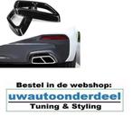Black Zwart Dubbele Uitlaat Trim tip Voor Bmw G30 G31, Verzenden, Automotive Parts, A.parts@hotmail.nl, Trasmolenlaan 12 3447 GZ Woerden