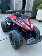 Kind auto quad rood accu, Ophalen, Zo goed als nieuw
