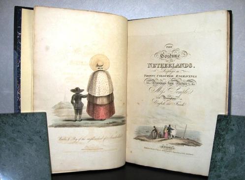 The Costume of the Netherlands 1817 30 Handgekl. Aquatint gr, Antiek en Kunst, Antiek | Boeken en Bijbels, Ophalen of Verzenden