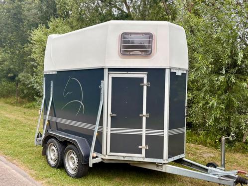 Waanzinnig mooie tweepaards trailer met hitte werende kap, Dieren en Toebehoren, Paarden en Pony's | Trailers en Aanhangwagens