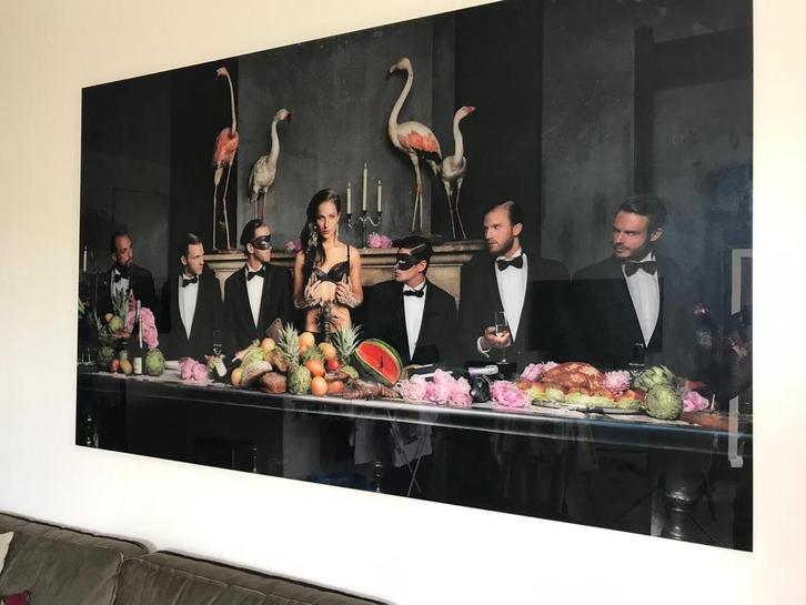 Cobra Art - Elegant’s Touch by Elmar Dam - Plexiglass200x120, Antiek en Kunst, Kunst | Schilderijen | Abstract, Ophalen