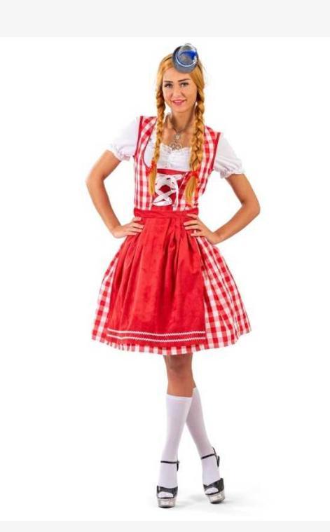 Tiroler Jurk - Oktoberfest Kleding, Kleding | Dames, Carnavalskleding en Feestkleding, Nieuw, Kleding, Overige thema's, Maat 46/48 (XL) of groter