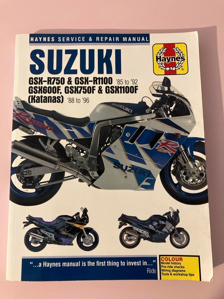 Haynes Werkplaatshandboek Suzuki GSX Modellen, Motoren, Handleidingen en Instructieboekjes, Suzuki, Ophalen of Verzenden