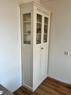 Mooie hoge vitrinekast - 220cm, Ophalen, Gebruikt, 200 cm of meer, 50 tot 100 cm
