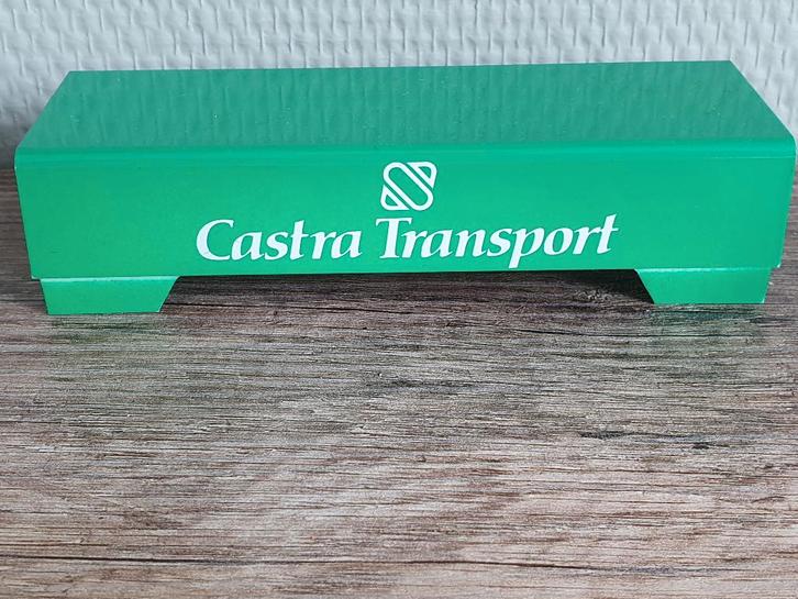 Lion car Losse huif Castra Transport Waregem 1:50, Hobby en Vrije tijd, Modelauto's | 1:50, Zo goed als nieuw, Bus of Vrachtwagen