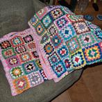 Katoenen gehaakte deken / kleed 120 x 175 cm, Ophalen of Verzenden, Nieuw, Haken, Overige typen