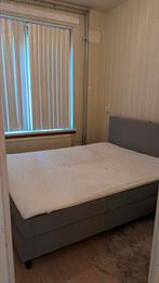 Boxspring, Ophalen, Tweepersoons, Zo goed als nieuw, Grijs