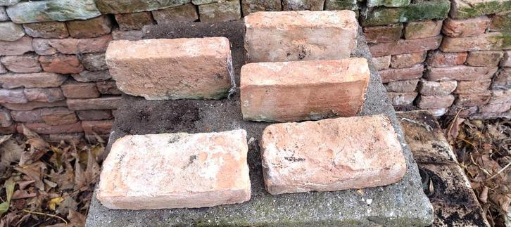 720 stuks oude rode IJsselstenen Dordts formaat, Doe-het-zelf en Verbouw, Metselstenen, Gebruikt, Bakstenen, Ophalen