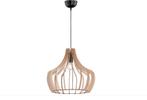 Design hanglamp hout, Huis en Inrichting, Ophalen, Zo goed als nieuw, Hout, Minder dan 50 cm