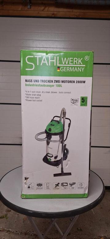 STAHLWERK GERMANY V100-2 Industriële nat/doog alleszuiger! beschikbaar voor biedingen