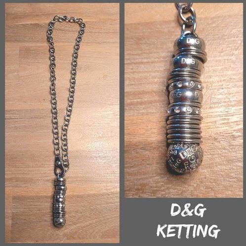Erg mooie D&G Dolce & Gabbana ketting 70 cm, Sieraden, Tassen en Uiterlijk, Kettingen, Zo goed als nieuw, Overige materialen, Zilver