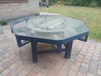UNIEK! (Tuin)tafel met oude embleem landelijke politie, Ophalen