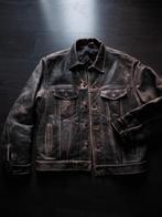 Levi's Leren Jas - Stoere Look! maat L/XL, Kleding | Heren, Jassen | Winter, Maat 52/54 (L), Levi's, Bruin, Ophalen of Verzenden