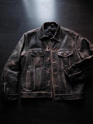 Levi's Leren Jas - Stoere Look! maat L/XL beschikbaar voor biedingen