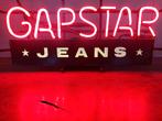 Vintage neon lichtreclame Gapstar, Verzamelen, Ophalen, Gebruikt, Lichtbak of (neon) lamp