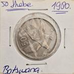 Botswana 50 thebe 1980, Postzegels en Munten, Munten | Afrika, Ophalen, Overige landen