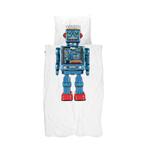 Dekbedovertrek Robot Snurk, Cruquiusweg 96S, 1019 AJ Amsterdam, Jongetje of Meisje, Wit, Dekbedovertrek