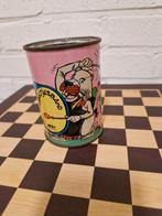 Vintage Blikken Trommel - Dierenband, Ophalen of Verzenden, Gebruikt, Metaal of Blik, Overige thema's