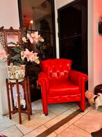 Bureaustoel Chesterfield leder, Ophalen of Verzenden, Zo goed als nieuw