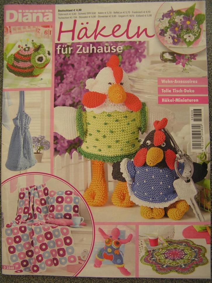 4x haken - Sarah - Diana - Evy Hip en 1x Huis en Tuin, Hobby en Vrije tijd, Breien en Haken, Nieuw, Haken, Patroon of Boek, Ophalen of Verzenden