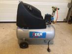 Ferm compressor, 24 ltr. tank, 180 l/m aanzuigvolume, 1,1 kW, Doe-het-zelf en Verbouw, Compressors, Ophalen, Gebruikt, 6 tot 10 bar