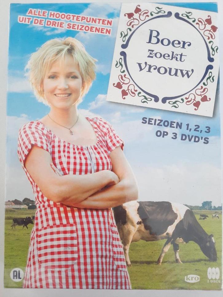Boer Zoekt Vrouw - Seizoen 1, 2, 3 (DVD Boxset), Cd's en Dvd's, Dvd's | Tv en Series, Zo goed als nieuw, Non-fictie, Boxset, Alle leeftijden